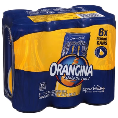 Orangina - Orangina, Citrus Beverage, Sparkling (6 count) | Shop | Weis  Markets
