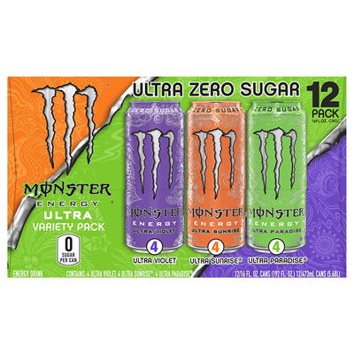 Monster Energy - Monster Ultra Variety Pack Paradise, Sunrise, and