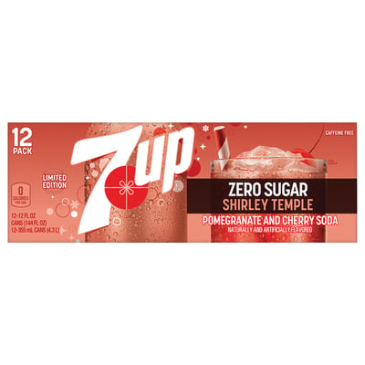 7UP - 7UP Shirley Temple Zero Sugar 12pk 12 ounce (12 ounces