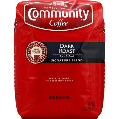 Community Coffee Signature Blend Dark Roast, Single Serve Coffee