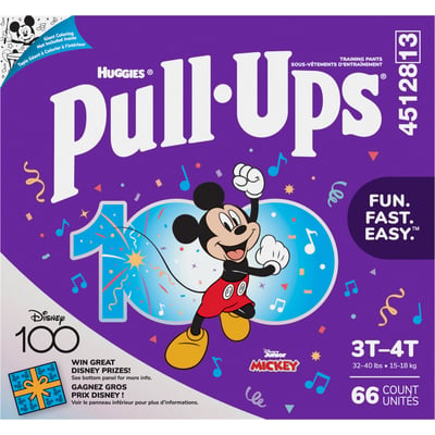 Huggies - Huggies PullUps 3T-4T Boys Disney Mickey Training Pants 66 Pack  (66 count)