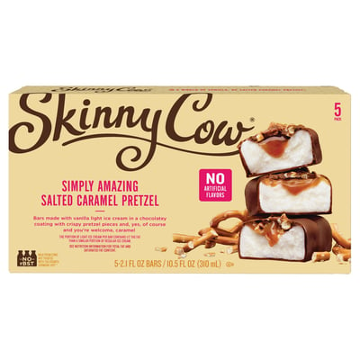 Skinny Cow - Skinny Cow, Ice Cream Bars, Salted Caramel Pretzel, 5 Pack (5  count), Shop