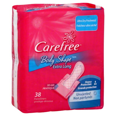 Carefree - Carefree, Body Shape - Pantiliners, Heavy Protection