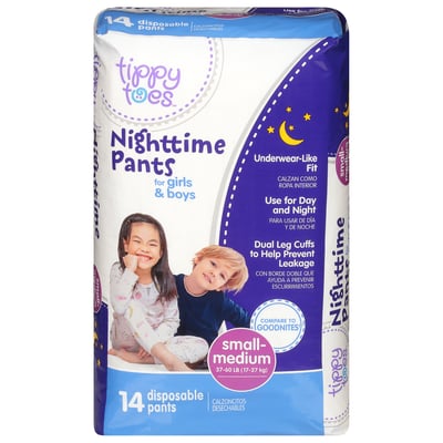 Tippy Toes - Tippy Toes, Nighttime Pants, Girls & Boys, Small