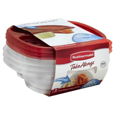 2 Rubbermaid TakeAlongs 15.7 Cup SERVING BOWLS plastic Storage