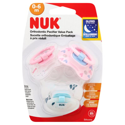 NUK Star Baby Dummy, 0-6 meses
