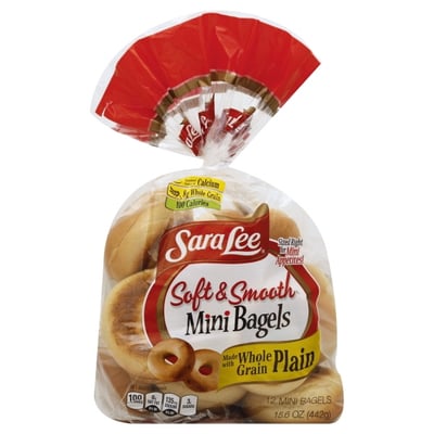Sara Lee - Sara Lee, Bagels, Mini, Soft & Smooth (12 count) | Online  grocery shopping & Delivery - Smart and Final