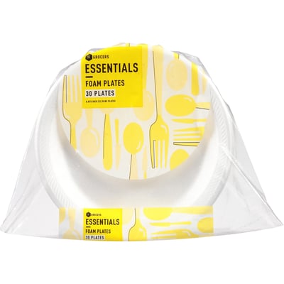 Essentials - Essentials Foam Plates 30 Count (30 count)  Winn-Dixie  delivery - available in as little as two hours
