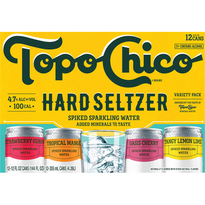Tropic Variety Spiked Seltzer 24pk