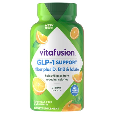 glp 1 chewable Vitafusion - Vitafusion GLP-1 Fiber Supplement Chewables 90 Count (90  count) | Shop