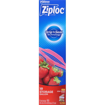 Ziploc 1 Quart Freezer Bags, 19-Pack