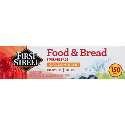 Guaranteed Value Twist-Tie Gallon Food & Bread Storage Bags