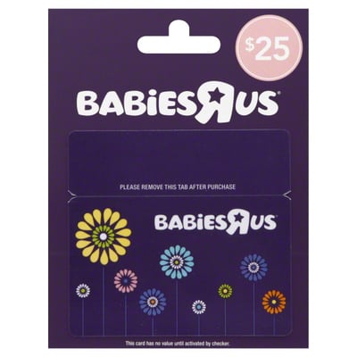 Babies R Us - Babies R Us Gift Card, $25, Shop