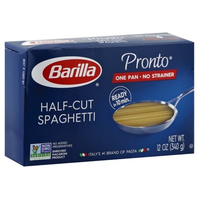 Barilla - Barilla, Pronto - Spaghetti, Half-Cut (12 oz)