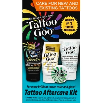 diamant Kiks bombe Tattoo Goo - Tattoo Goo, Tattoo Aftercare Kit (1 count) | | Lucky  Supermarkets