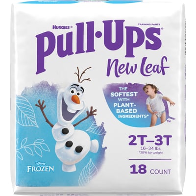 HUGGIES - Huggies Pull-Ups New Leaf Frozen II 2T-3T Boy Training Underwear  18 Count (18 count)