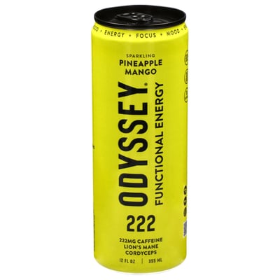 マーメイドジュース Odyssey 222 - Odyssey 222 Energy + Focus Sparkling Pineapple Mango