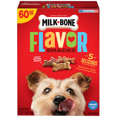 Milk-Bone - Milk-Bone, Flavor Snacks - Dog Treat, Sausage (60 oz), Shop