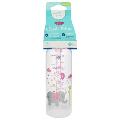 Evenflo - Evenflo, Feeding Bottle, Standard, Classic Prints, 0M+, 8 Ounce  (1 package) | Shop | Weis Markets