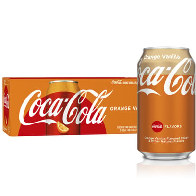 Coca-Cola - Coca-Cola, Coca-Cola Orange Vanilla Fridge Pack Cans