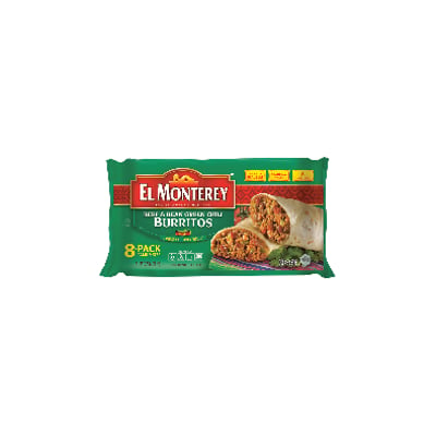 El Monterey (Mt) - El Monterey, Burritos, Beef & Green Chili, Mild, Family  Size, 8-Pack (32 ounces) | | Lucky Supermarkets