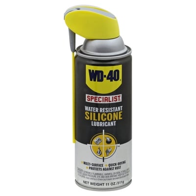 WD 40 Specialist Lubricant, Silicone, Water Resistant - 11 oz