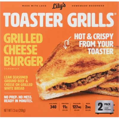Lily's Toaster Grills American Cheese Sandwich