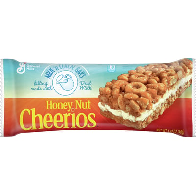 Honey Nut Cheerios - Honey Nut Cheerios, Cereal Bars, Milk'n (1.42 oz), Shop