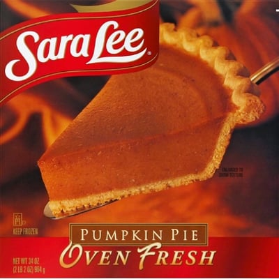 Sara Lee - Sara Lee, Pie, Pumpkin (34 ounces) | | Lucky Supermarkets