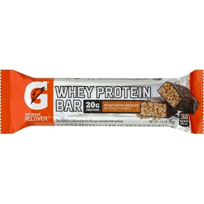 Gatorade Whey Protein Bars: Peanut Butter Chocolate – Gatorade Canada