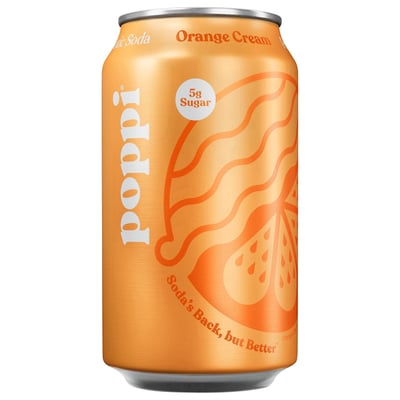 Poppi - Poppi, Orange Cream Prebiotic Soda (12 fl oz) | Shop
