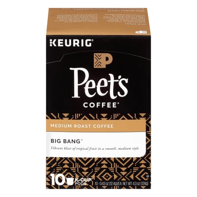  Peet's Coffee, Medium Roast Ground Coffee - Single