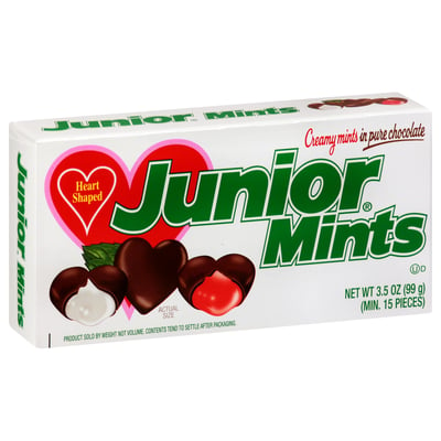 Junior Mints - Junior Mints, Mints, Heart Shaped (3.5 oz), Shop
