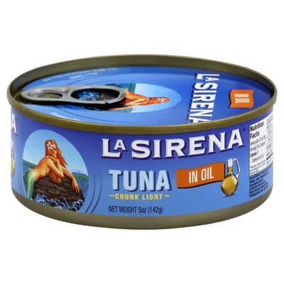 La Sirena - La Sirena Tuna, Chunk Light, in Oil (5 oz), Shop