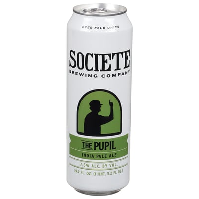 Societe Brewing Company - Societe Brewing Company, Beer, India Pale Ale,  The Pupil (19.2 fl oz), Grocery Pickup & Delivery