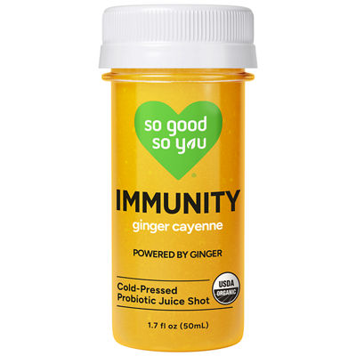 So Good So You - So Good So You Immunity Ginger Cayenne Organic