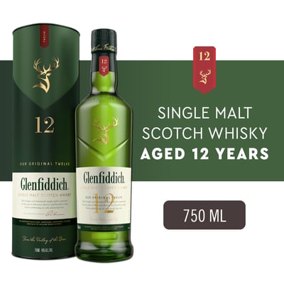 Glenfiddich - Glenfiddich, Scotch Whisky, Single Malt, 12 (750 ml