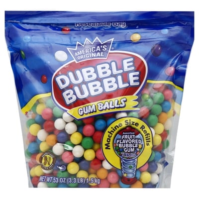 Save on Double Bubble Gum Balls Machine Size Refill Order Online Delivery