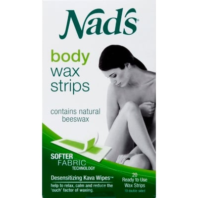 Nad's Hair Removal - Nads, Body Wax Strips (20 count) | | Lucky Supermarkets