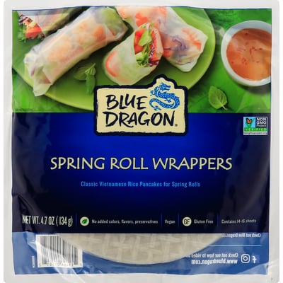 Blue Dragon - Blue Dragon Spring Roll Wrappers 4.7 Ounces (4.70
