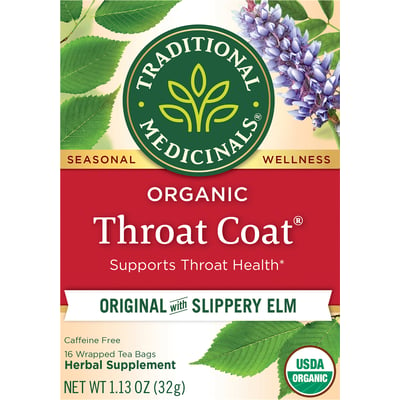 Traditional Medicinals - Traditional Medicinals Smooth Move Throat Coat 16  Count (16 count)