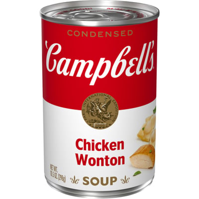 Campbell's - Campbell's Chicken Won Ton Soup 10.5 Ounces (10
