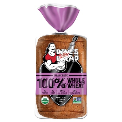 Dave's Killer Bread - Dave's Killer Bread, Bread, Organic, 100% Whole ...