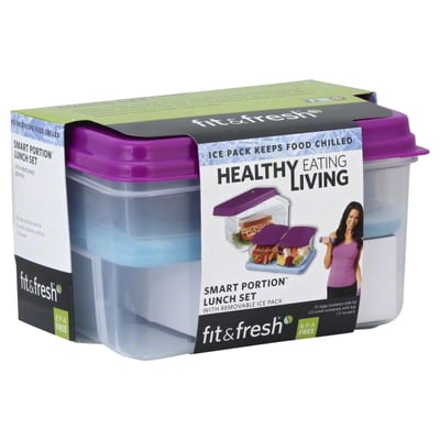 Fit & Fresh - Fit & Fresh Container Set, Lunch On the Go, 7 Piece