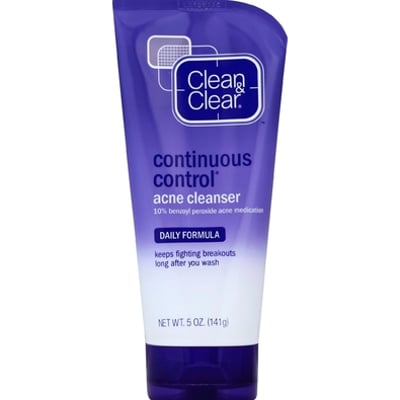 Clean & Clear (Hbc) - Clean & Clear, Acne Cleanser, Continuous 