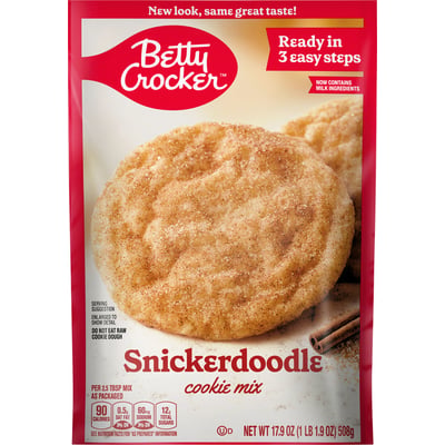 Betty Crocker - Betty Crocker, Cookie Mix, Snickerdoodle (17.9 oz