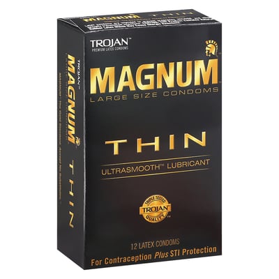 Magnum - Magnum, Condoms, Thin, Large Size (12 count), Shop