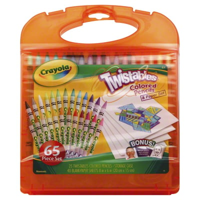 Crayola Twistables Colored Pencil Set, School Supplies, Coloring