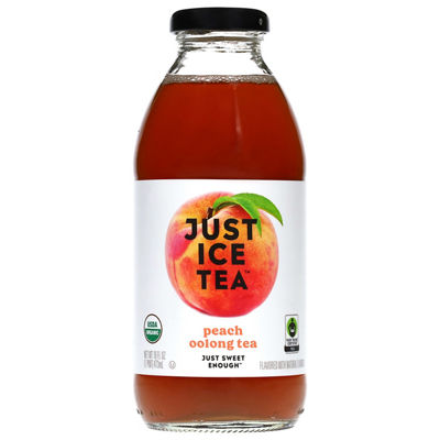 Just Ice Tea - Just Ice Tea Peach Oolong Tea 16 ounce (16 ounces