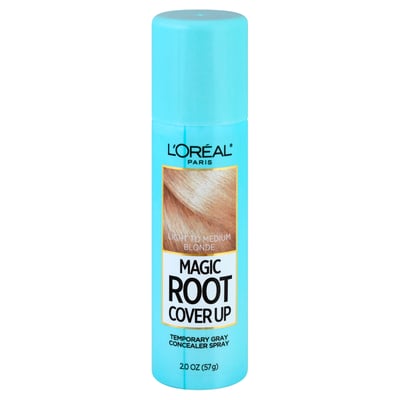 L'oreal - L'oreal, Magic Root Cover Up - Temporary Gray Concealer Spray,  Light to Medium Blonde (2 oz) | Shop | Brookshire's Food & Pharmacy